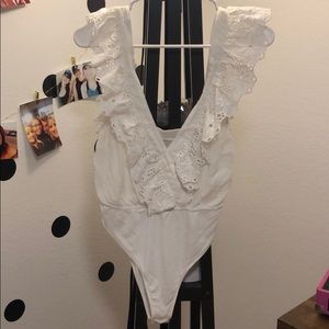 Ruffle bodysuit